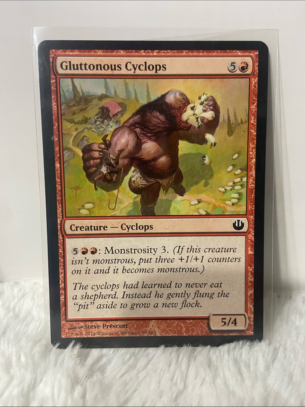 Gluttonous Cyclops Magic: The Gathering Card - Red